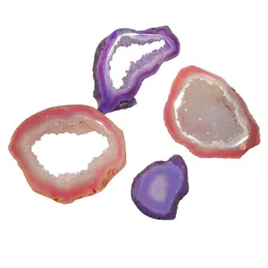 Stone Dyed Druzi Pendant, Color- Multicolor, For Men & Women (Pack of 1 Pc.)