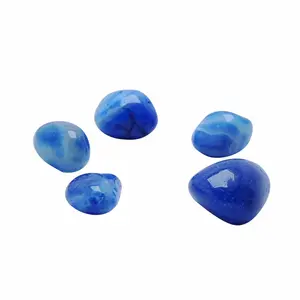Blue Onyx Tumble stone (Set of 5)