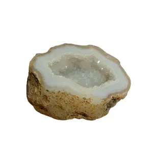 13.4 gm Crystal Quartz Geode Half