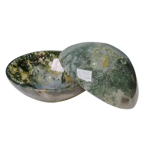 Moss Agate Healing Bowl (Large)
