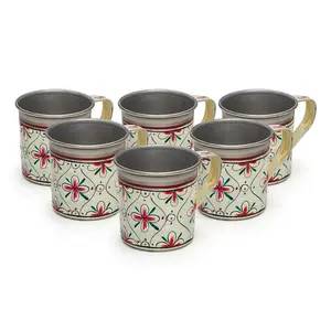 Hand Painted Antique Tea Cups Set Of 6
