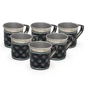 Hand Painted Antique Tea Cups Set Of 6