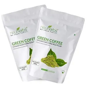 Green Coffee Beans powder For Weight Loss: 200 G (Pack Of 2)