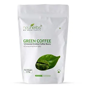 Green Coffee Beans For Natural Immunity Booster And Your Weight Loss Partner: 1.5 Kg