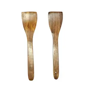Wooden Spatula and Ladle Set Pack of 2