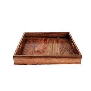 Wooden Walnut Polished Handcrafted Serving Tray