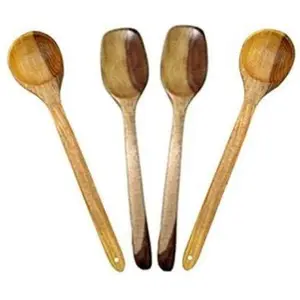 Wooden Spoon Set Wooden Wooden Spoon Set (Pack of 4)