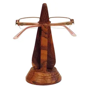Crafts A to Z Handmade Wooden Nose Shaped Spectacle Specs Eyeglass Sunglasses Evewear Holder Stand Spectacle Holder - Wooden Nose-shaped Eyeglass Holder Spectacle Display Stand - Desktop Accessory Makes a Unique and Elegant Christmas or Birthday Gift Hand