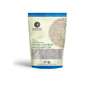 Dhatu Organics Sprouted Wheat Flour 500 g Superior Nutrition Living Food