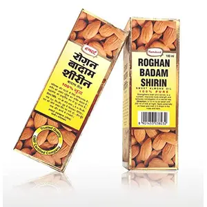 Hamdard Roghan Badam Shirin Sweet Almond Oil Yello 100 ml (HAMBEAUTY)
