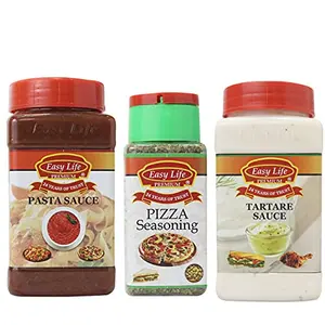Pasta Sauce 350g and Tartare Sauce 315g with Pasta Seasoning 30g (Combo of 3)