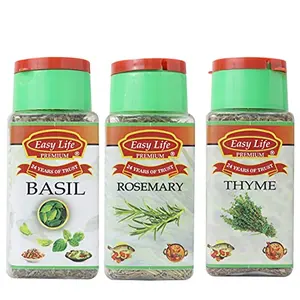 Combo of Basil 25g + Rosemary 30g + Thyme 40g