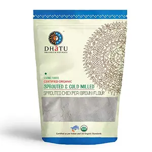 Dhatu Organics Naturals Sprouted Brown Chickpea Flour 500 g