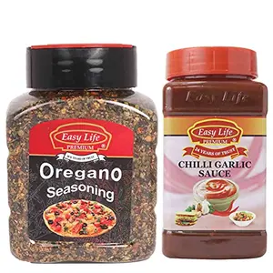 Combo of Oregano Seasoning 250g with Chilli Garlic Sauce 340g
