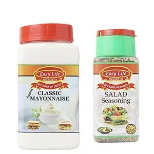 Combo of Classic Mayonnaise 315g and Salad Seasoning 40g (A Perfect Condiment Set Especially for Salads and Sandwich)