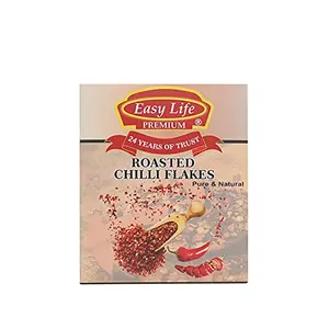 Easy Life Roasted Chilli Flakes 475g [Ideal Pack for Pizza Chef's Pantry}