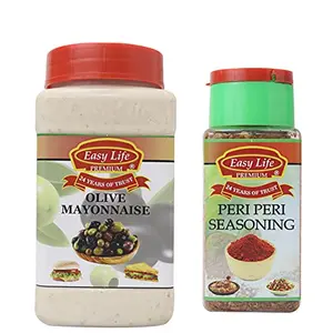 Easy Life Combo of Olive Mayonnaise 315g & Peri Peri Seasoning 75g (Combo of 2)