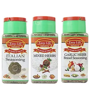 Italian Seasoning 30g Mixed Herbs 30g and Garlic Herb Bread Seasoning 40g (Combo of 3)