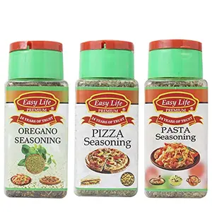 Combo of Oregano Seasoning 60g and Pizza Seasoning 25g with Pasta Seasoning 30g