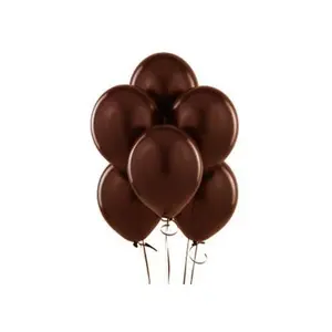 Latex Balloons for Party Decorations (Brown) - Pack of 25