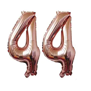 Number 44 Forty Four Foil Balloon 16" Inch Balloon