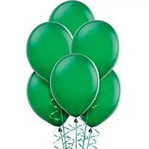 Latex Balloons for Party Decorations - Pack of 25 (Dark Green)