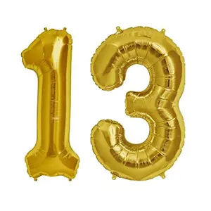 Number 13 Foil Balloon for Brthday Anniversary Celebration