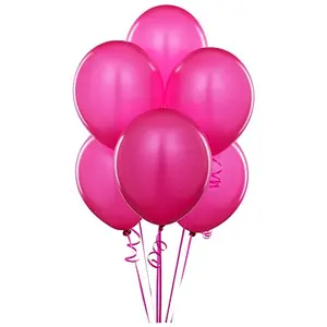 Balloons Unlimited Regular Round Balloons - Pink - Pack of 25 Pieces