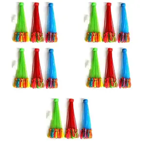 Original Holi Water Balloons / Multcolor Magic Water Balloon Maker - Fill & Tie The Whole Bunch of Water Balloons in Just 60 Seconds - No More Hassle ( Free TAP Nozzel) (Pack of 555)