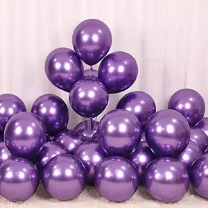 Products HD Metallic Finish Balloons for Brthday / Anniversary Party Decoration ( Purple ) Pack of 150