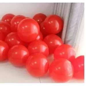 Party Balloon for Brthday & Party Decoration Pack of 50 Pieces (Red)
