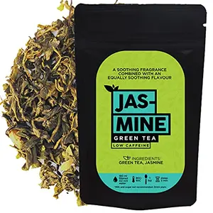 Jasmine Green Tea Without Loose Tea Filter for Healthy Heart & Anti-Aging (50 Gm25 Cups)