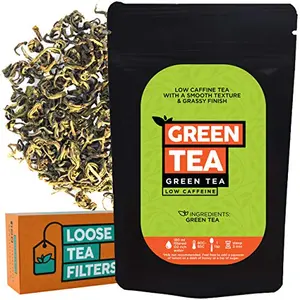 Darjeeling Green Tea with Loose Tea Filter for Weight Loss & Immunity Boost | (50gm 25 Cups)