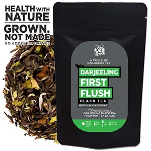 Darjeeling Tea First Flush Black Tea Leaves for Energy and Antioxidant | Steep as Hot Darjeeling First Flush Tea or Iced Darjeeling Tea Leaves | Medium Caffeine ( Tea 100 Gm50 Cups)