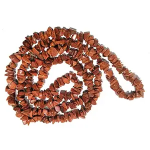 Goldstone Brown Chip Beads Crystal Stone Jaap Mala Healing Necklace for Men and Women