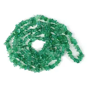 Green Onyx Mala/Necklace Natural Crystal Stone Chip Bead Mala for Reiki Healing and Crystal Healing Stone (Color : Green)