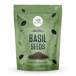 Basil Seeds - 200g | Raw Sabja Seeds | Takmuria Seeds | Falooda Seeds.