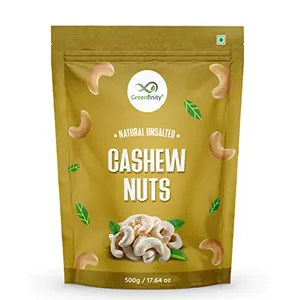 100% Natural Premium Whole Cashew Nuts 500g