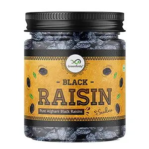 Premium Afghani Seedless Black Raisins - 250g