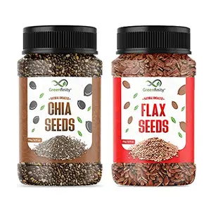 Raw Flax - 175g Chia Seeds - 175g | All Premium.