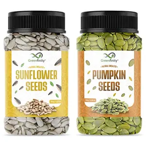 Raw Pumpkin Sunflower Seeds Pack of 2 -150g Each (Can Pack)