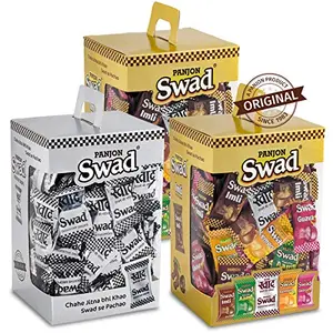 Swad Candy Gift Box 1 Original Swad Toffee & 1 Mixed Chocolate Pack of 2 850g