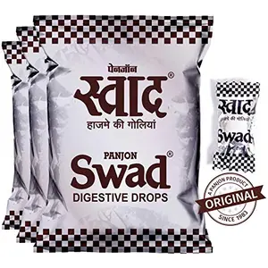 Swad Digestive Chocolate Candy Pouch [Original Swad Toffee] 3 Packs 300 Candies Pouch 300