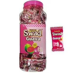 Swad Centre Filled Masala Candy Guava 300 Candies Chocolate Jar