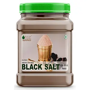 Bliss of Earth Traditional Kiln Fired Black Salt Powder Kala Namak Non Iodized for Weight Loss & Healthy Cooking Natural Substitute of White Salt 1kg