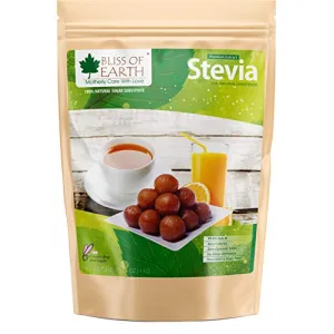 Bliss of Earth 99.8% REB-A Purity Stevia Powder 1kg Pack Sugar Free For Diabetes & Keto Diet Zero Calorie Sweetener