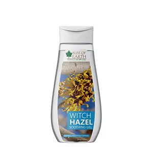 Bliss of Earth Alcohol Free Witch Hazel Gel For Acne Hemorrhoids & Puffy Eyes 100GM