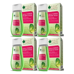 Bliss of Earth® DailyFresh Feminine Hygiene Wash | 4x100ML | Enriched With Bliss of Earth Alcohol Free Witch Hazel & Australian Tea Tree Essential Oil | Great For Daily Intimate Care (Pack Of 4)