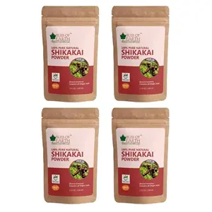 Bliss of Earth 100% Pure & Natural Shikakai Powder | 4x100GM | Acacia Concina | Gorgeous hair Naturally | Traditional Hair Cleanser & Conditioner | Complete Hair Care |