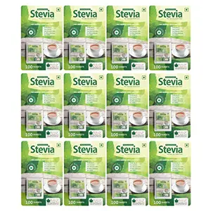 Bliss of Earth 99.8% REB-A Stevia Sugar free Tablets Pellets Zero Calorie Keto Sweetener Instant Dissolve 12X100 Tablets